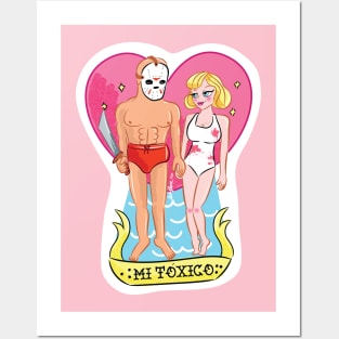 Halloween love toxic Posters and Art